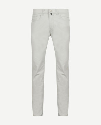 Broek Lyon tapered lichtgrijs