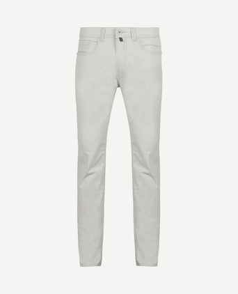 Broek Lyon tapered lichtgrijs