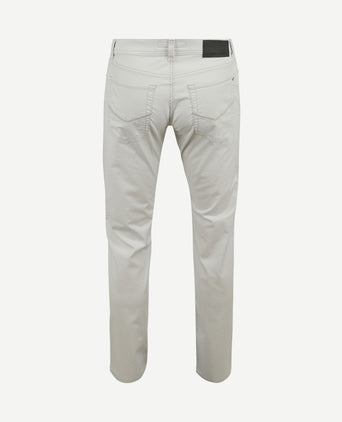 Broek Lyon tapered lichtgrijs