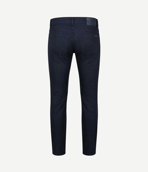 Broek Lyon tapered donkerblauw
