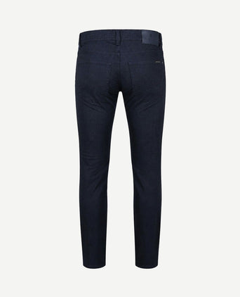 Broek Lyon tapered donkerblauw