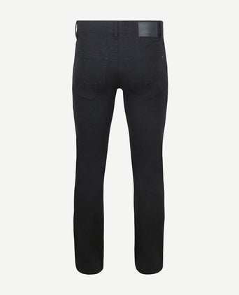Broek Lyon tapered print donkerblauw