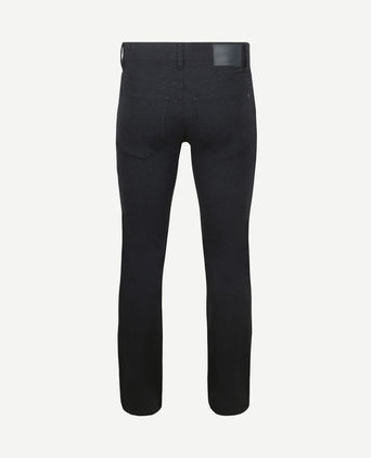 Broek Lyon tapered print donkerblauw