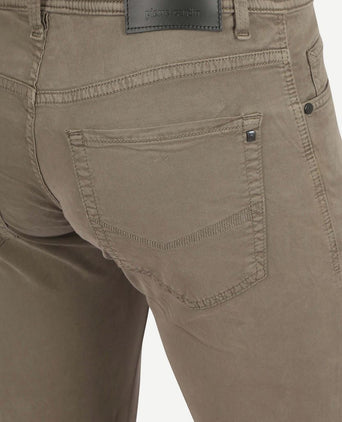 Broek Lyon tapered taupe