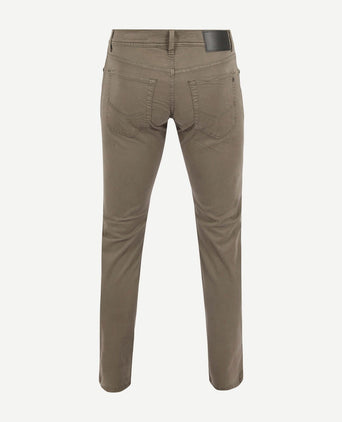 Broek Lyon tapered taupe