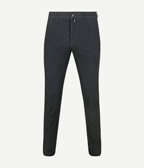 Broek tapered donkerblauw