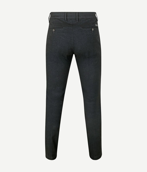 Broek tapered donkerblauw