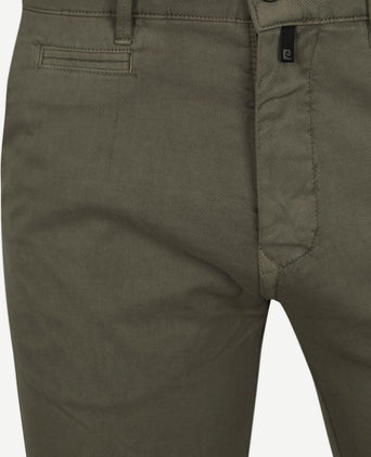Pierre Cardin chino castres olijfgroen | Regular-fit