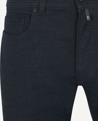 Five pocket broek tapered donkerblauw
