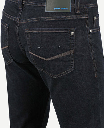 Jeans Lyon tapered donkerblauw