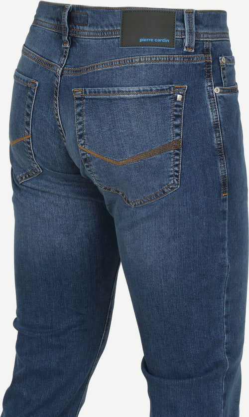 Pierre Cardin jeans Lyon tapered future flex blauw stonewash