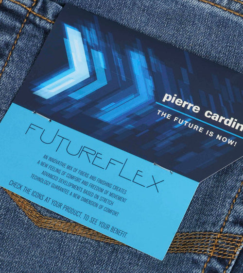 Pierre Cardin jeans Lyon tapered future flex blauw stonewash