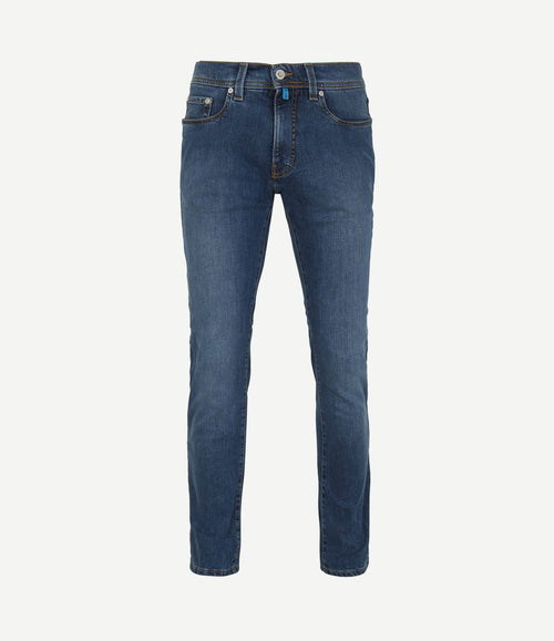 Jeans Lyon tapered future flex blauw stonewash
