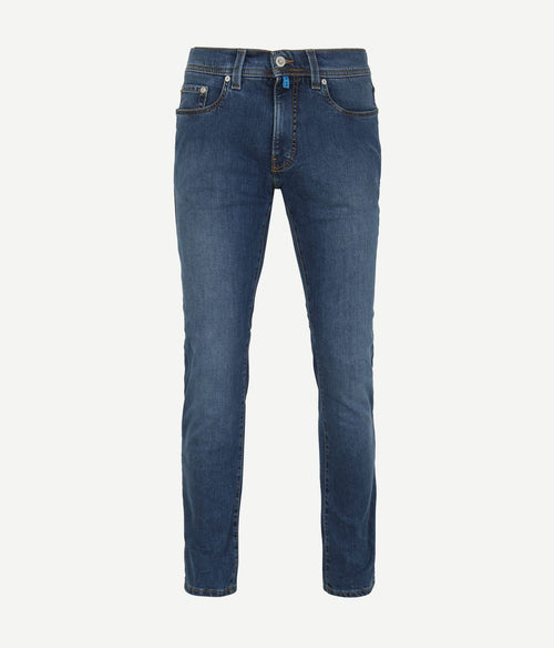 Pierre Cardin jeans Lyon tapered future flex blauw stonewash