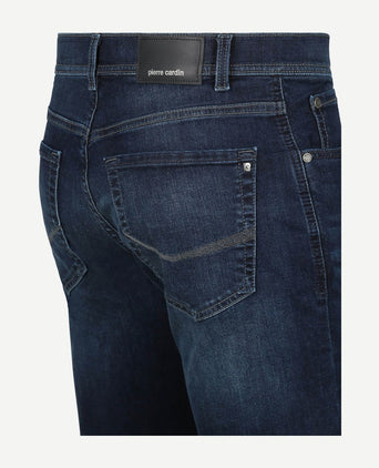 Jeans Lyon tapered future flex donkerblauw