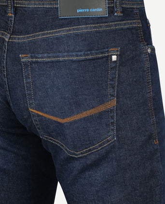Jeans Lyon tapered future flex donkerblauw