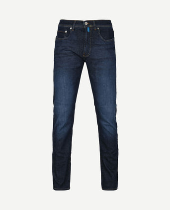Jeans Lyon tapered future flex donkerblauw