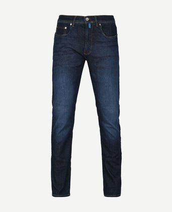 Jeans Lyon tapered future flex donkerblauw