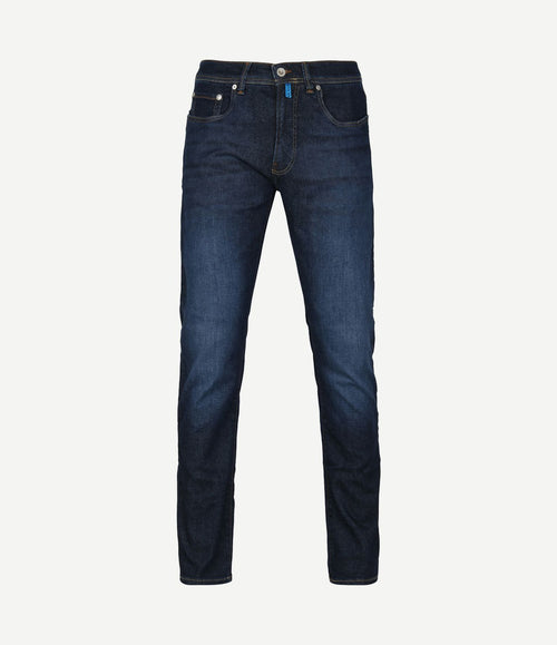 Jeans Lyon tapered future flex donkerblauw