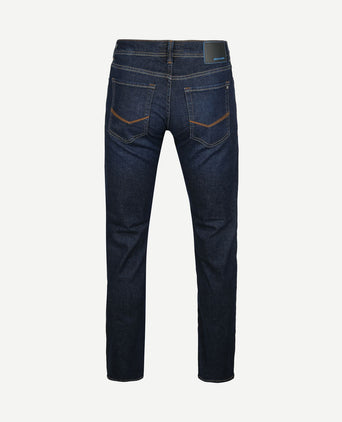 Jeans Lyon tapered future flex donkerblauw