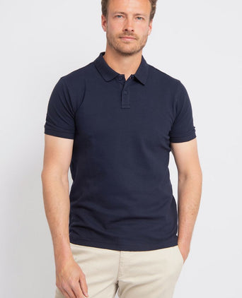 Cas polo donkerblauw