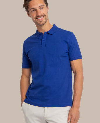 Cas polo royal blauw