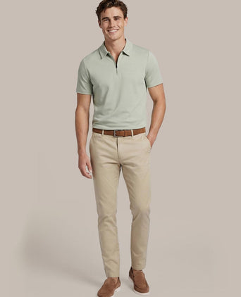 Poloshirt silky light green