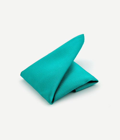 Pochet zijde smaragd f67