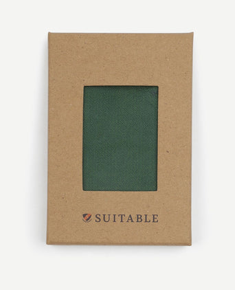 Suitable zijde pochet groen