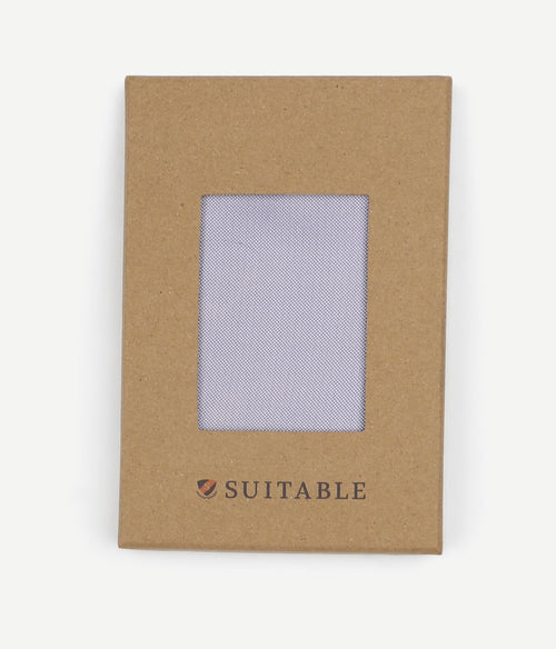 Suitable zijde pochet lila