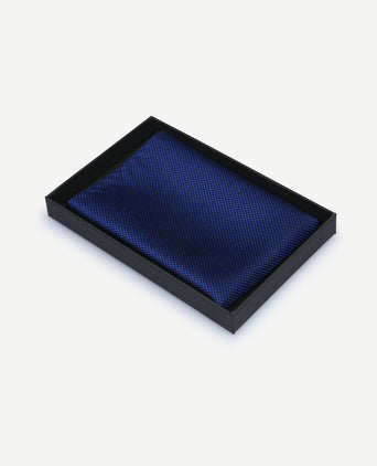 Zijde pochet royal blauw