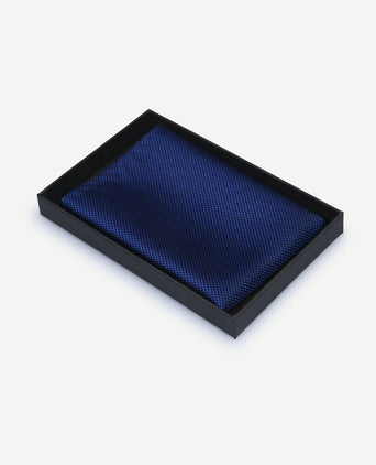 Zijde pochet royal blauw