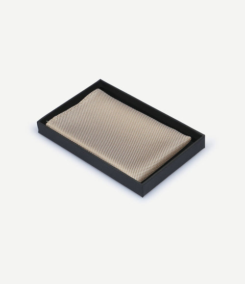 Zijde pochet beige