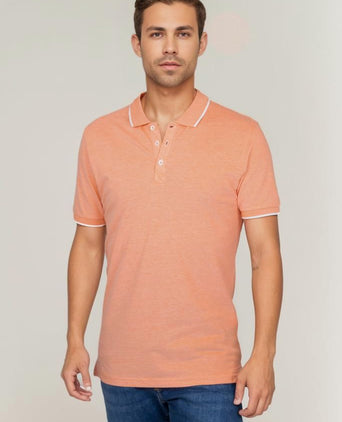 Oxford polo fel oranje