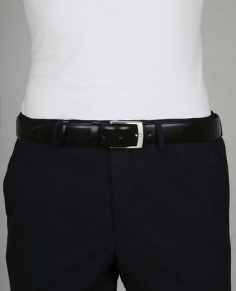 Riem leer zwart