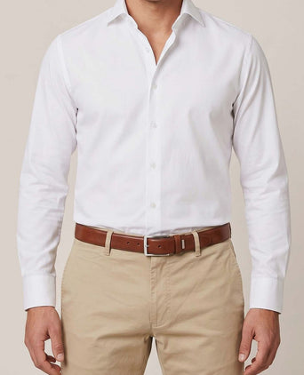 Leren riem cognac