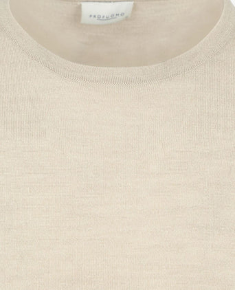 Pullover merinowol beige
