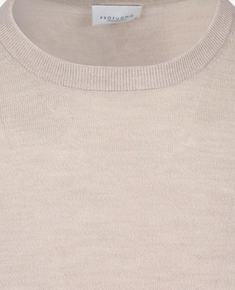 Pullover merinowol beige