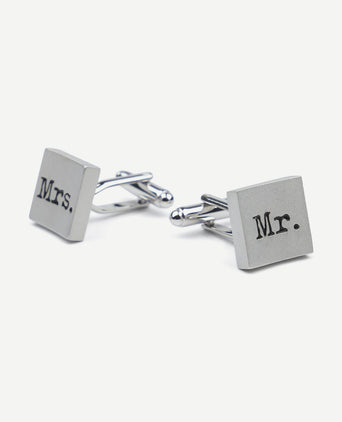 Manchetknoop profuomo mr. & mrs