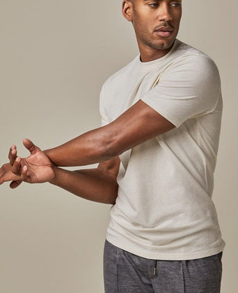 T-shirt ecru melange