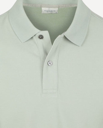 Profuomo piqué poloshirt lichtgroen