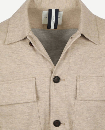 Profuomo overshirt beige