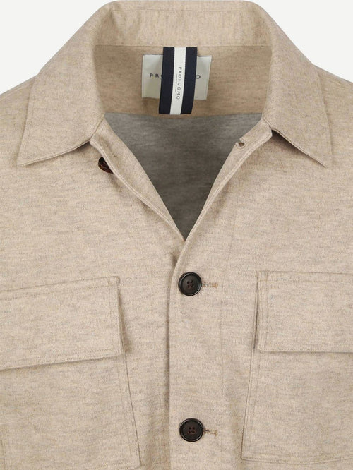 Profuomo overshirt beige