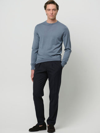 Profuomo pullover merinowol blauw Profuomo pullover merinowol blauw