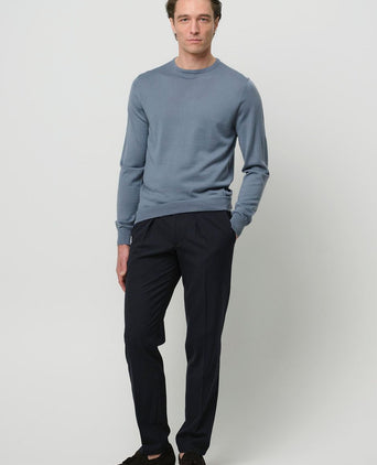 Pullover merinowol blauw