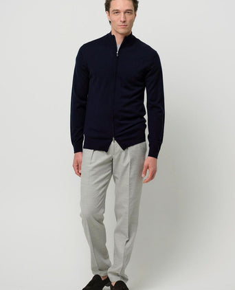 Profuomo vest merinowol donkerblauw