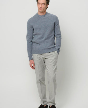 Pullover wol blend blauw