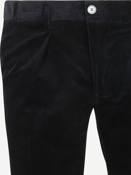 Chino corduroy donkerblauw
