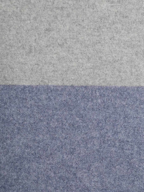 Sjaal lamswol grijs blauw bruin