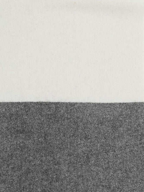 Profuomo sjaal lamswol grijs beige